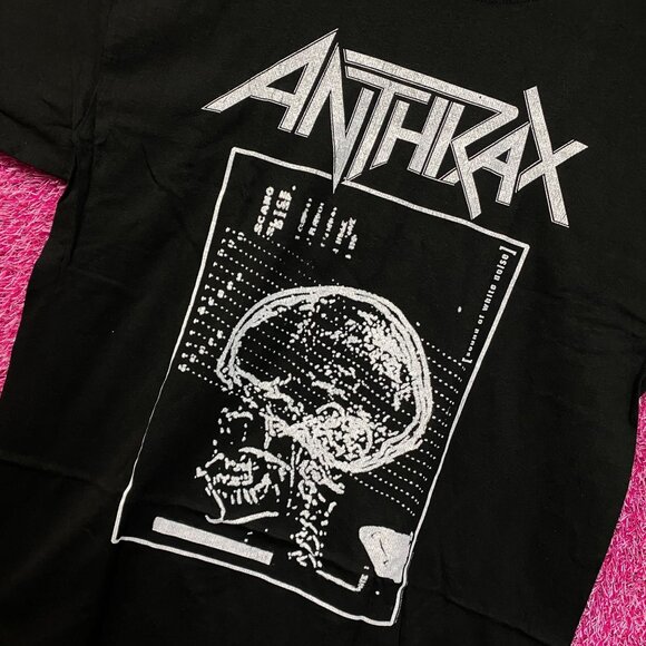 Anthrax Sound of White Noise Album Thrash Metal Band Tee large - Picture 4 of 4